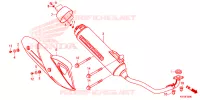 SILENCIEUX D'ECHAPPEMENT pour Honda PCX 150 ABS SPORT de 2023