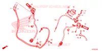 LEVIER DE GUIDON   CABLE   COMMODO pour Honda PCX 150 ABS DELUXE de 2023