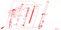 FOURCHE pour Honda XRE 190 SE de 2020