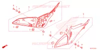 COUVERCLES LATERAUX pour Honda CBR 650 R de 2024