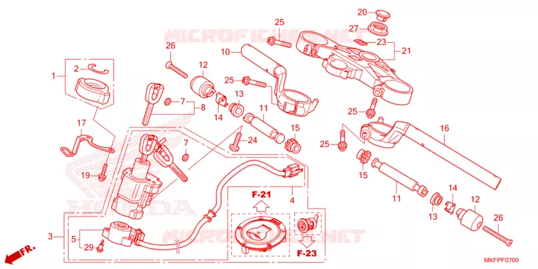 GUIDON Honda MOTO 1000 CBR 2025  CBR1000RRS
