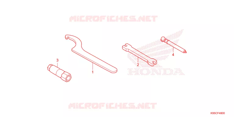 OUTIL Honda MOTO 250 CRF 2025  CRF250RWES