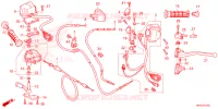 COMMODO   LEVIER   CABLE pour Honda FOURTRAX 520 FOREMAN RUBICON 4X4 EPS de 2025