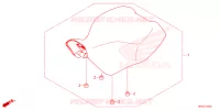 SELLE pour Honda FOURTRAX 520 FOREMAN RUBICON 4X4 EPS de 2025