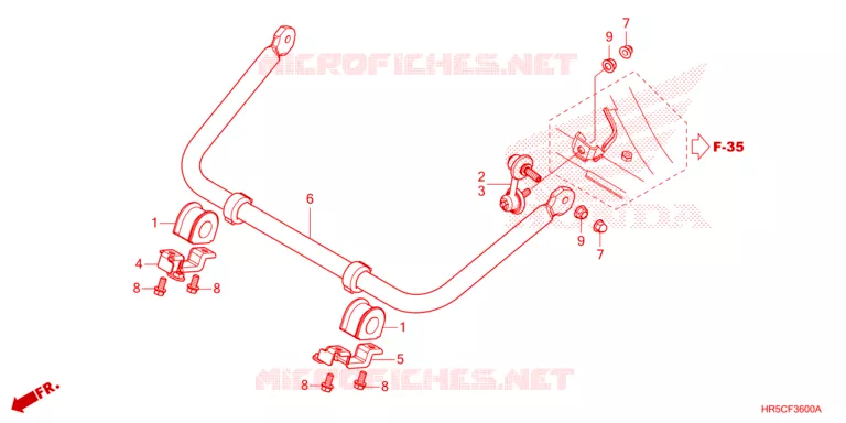 BARRE ANTI ROULIS Honda ATV 520 FOURTRAX 2025  TRX520FM6S