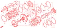 EMBRAYAGE pour Honda FOURTRAX 520 FOREMAN RUBICON 4X4 AT DCT EPS de 2025