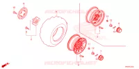 ROUE AVANT pour Honda FOURTRAX 520 FOREMAN RUBICON 4X4 AT DCT EPS de 2025