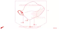 SELLE pour Honda FOURTRAX 520 FOREMAN RUBICON 4X4 AT DCT EPS de 2025