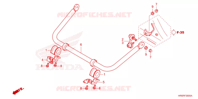 BARRE ANTI ROULIS Honda ATV 520 FOURTRAX 2025  TRX520FA6S