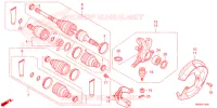 ARBRE DE ROUE  pour Honda FOURTRAX 520 FOREMAN RUBICON 4X4 AT DCT EPS de 2025