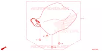 SELLE pour Honda FOURTRAX 520 FOREMAN RUBICON 4X4 AT DCT EPS de 2025