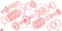 EMBRAYAGE pour Honda FOURTRAX 520 FOREMAN RUBICON 4X4 AT DCT EPS 4ED de 2024