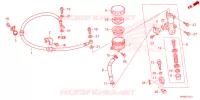 MAITRE CYLINDRE DE FREIN ARRIERE pour Honda FOURTRAX 520 FOREMAN RUBICON 4X4 AT DCT EPS 4ED de 2024
