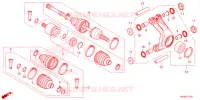 REAR KNUCKLE/REAR DRIVE SHAFT pour Honda FOURTRAX 520 FOREMAN RUBICON 4X4 AT DCT EPS 4ED de 2024