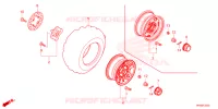 ROUE AVANT pour Honda FOURTRAX 520 FOREMAN RUBICON 4X4 AT DCT EPS 4ED de 2024