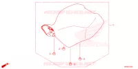 SELLE pour Honda FOURTRAX 520 FOREMAN RUBICON 4X4 AT DCT EPS 4ED de 2024