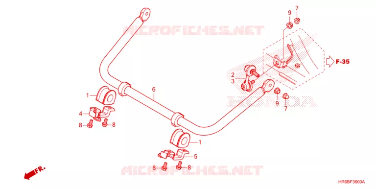 BARRE ANTI ROULIS Honda ATV 520 FOURTRAX 2024  TRX520FA6R