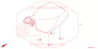 SELLE pour Honda FOURTRAX 520 FOREMAN 4X4 EPS de 2025