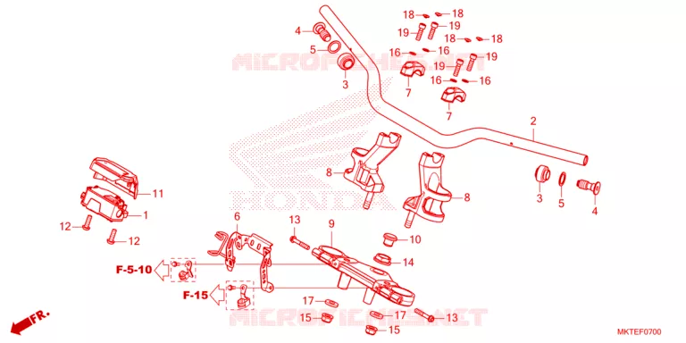 GUIDON Honda MOTO 750 ADV 2025  ADV750LS