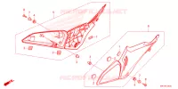 COUVERCLES LATERAUX pour Honda CBR 650 R de 2023