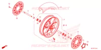 ROUE AVANT pour Honda CBR 650 R de 2024