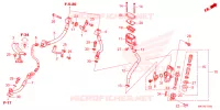 MAITRE CYLINDRE DE FREIN ARRIERE pour Honda CBR 650 R E-CLUTCH de 2024