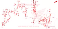 MAITRE CYLINDRE DE FREIN ARRIERE pour Honda CBR 650 R E-CLUTCH de 2024