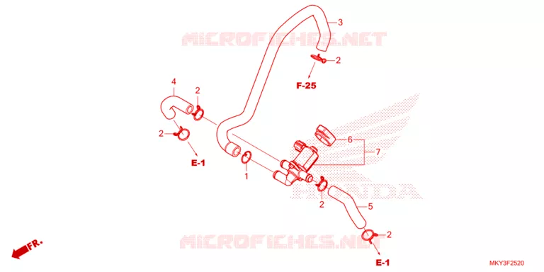 COMMANDE INJECTION D'AIR SOUPAPE Honda MOTO 650 CB 2023  CB650RAP