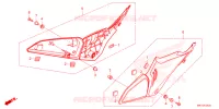 FILTRE A AIR   COUVERCLE LATERAL pour Honda CB 650 R de 2023