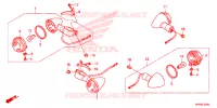 CLIGNOTANT pour Honda VT 1300 C FURY de 2025