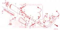 SILENCIEUX D'ECHAPPEMENT pour Honda REBEL 1100 TOURING de 2025