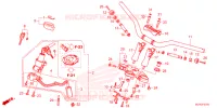 GUIDON   TE DE FOURCHE pour Honda NX 500 de 2025