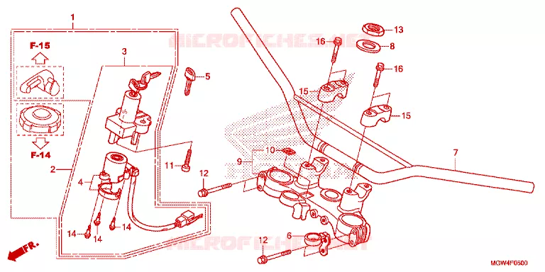 GUIDON Honda MOTO 650 XR 2025  XR650L2S