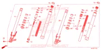 FOURCHE pour Honda CBR 500 R de 2025