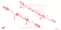 CLIGNOTANT pour Honda CBR 500 R de 2025