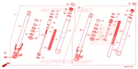 FOURCHE pour Honda CBR 500 R de 2025