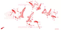 REPOSE PIED pour Honda CBR 500 R de 2025