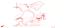 SELLE pour Honda CBR 500 R de 2025