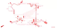 PEDALE pour Honda CB 500 HORNET de 2025