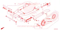 BRAS OSCILLANT pour Honda REBEL 500 TOURING de 2025