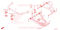 TRIANGLES   BARRE ANTI ROULIS pour Honda PIONEER 1000-3 EPC de 2025
