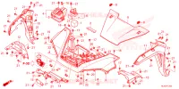 CAPOT MOTEUR pour Honda PIONEER 1000-3 DELUXE de 2025