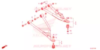 TRIANGLES AVANT pour Honda PIONEER 1000-5 DELUXE de 2025