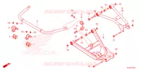 TRIANGLES   BARRE ANTI ROULIS pour Honda PIONEER 1000-3 TRAIL de 2025