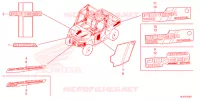 AUTOCOLLANTS pour Honda PIONEER 1000-3 FOREST de 2025