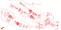 ARTICULATION AVANT/ARBRE PRIMAIRE AVANT pour Honda PIONEER 1000-5 BASE de 2025