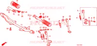 REPOSE PIED   BEQUILLE pour Honda MONKEY 50 de 1979