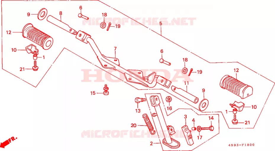 MARCHE(1) Honda MOTO 110 CT 1982  CT110C
