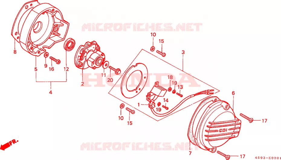 RECOUVRE-PLOTS/AVANCEUR(2) Honda MOTO 110 CT 1982  CT110C