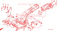 CADRE pour Honda NE 50 VISION de 1990
